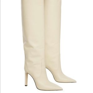 Brand New Jimmy Choo Mavis Boots, size 37 off-white color